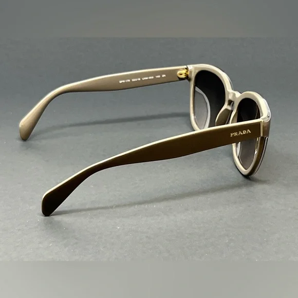 Prada PR17R-UAM4K0 Opal Brown on Brown 53mm Round Women’s Sunglasses Italy Prada PR17R-UAM4K0 Opal Brown on Brown 53mm Round Women main image 3